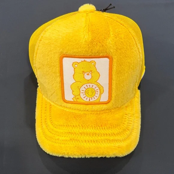 Care Bears Yellow Plush Cap for Kids - Picture 1 of 3